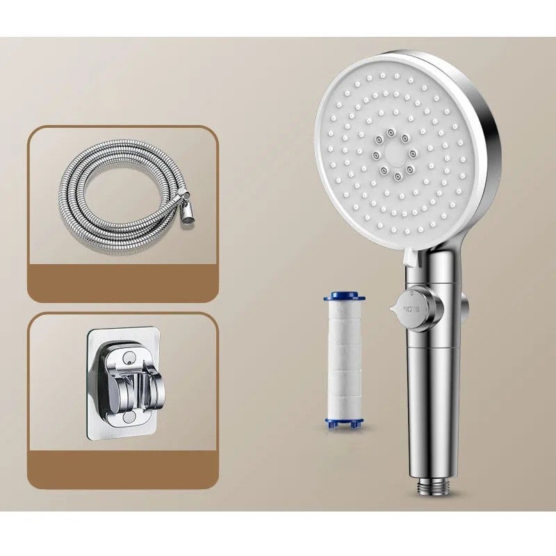 Bluejw Shower Filter Head - High Pressure Shower Head Water Filtration System - Showerhead Filters for Hard Water & Chlorine Removal - Image 5